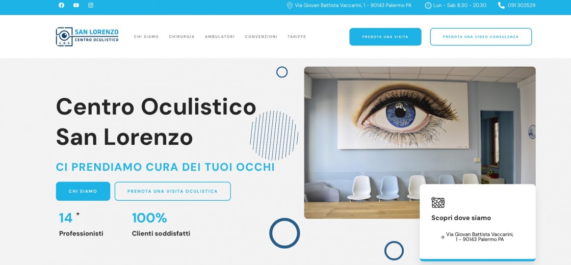Oculistica San Lorenzo, promozione riservata ai giornalisti